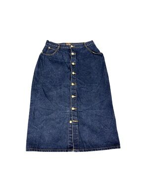 Vintage Y2K Starwear jeans Midi denim Skirt 
Sz 18